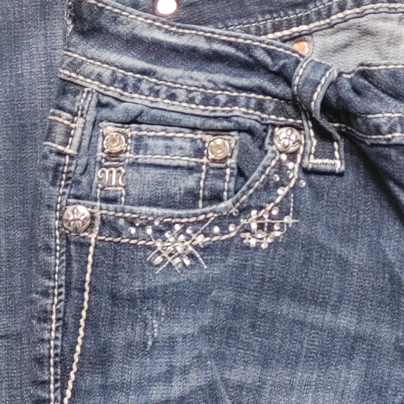 Miss Me Signature Boot Cut Jeans Size 27 - Picture 5 of 13